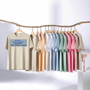 Suministro al por Mayor de Camisetas Unisex de Cuello Redondo 100% Algodón, Personalizables con Logotipo Serigrafiado, Corte Regular, Manga Corta, para Uso Deportivo - Product Image 1