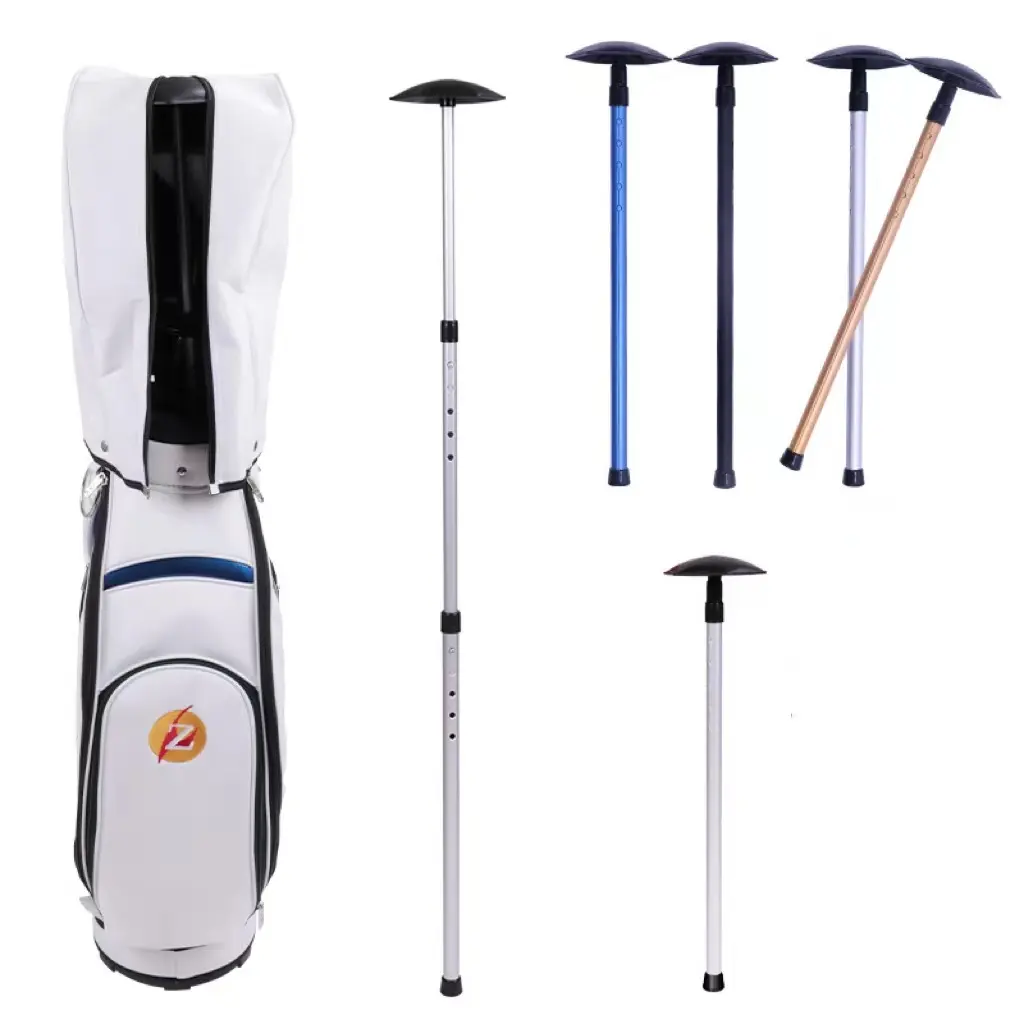 Schlussverkauf einstellbare Länge Golfclub Reiseunterstützungsschutz Querschnitt Teleskop-Einstellung Golftasche Unterstützungsstift