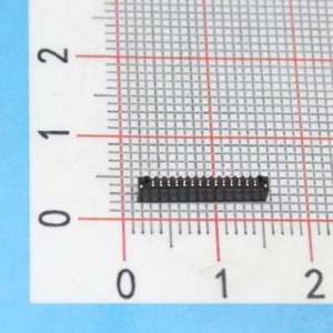 Conector SMD Original HRS DF52-14S-0.8H(21) de 1 Fila y 14 Pines, 0.8mm, Negro, UL94V-0, DF52, 1.2A, 100V, <span class=keywords><strong>en</strong></span> Bobina, con Cubierta Metálica - Product Image 3