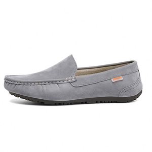 Chaussures mocassins en cuir décontractées pour hommes - Product Image 5