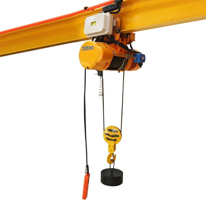 Vendas diretas da fábrica CD1 MD1 2 ton Mini Electric Wire Rope Hoist Crane com carrinho