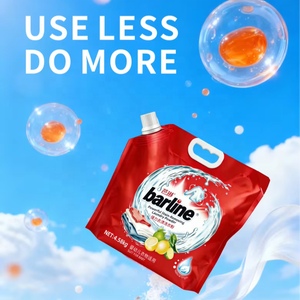 Poudre à lessiver Barline OEM ODM en gros, écologique, 4,58 kg, parfum citron, puissant détachant, détergent doux pour lavage à la main - Product Image 2