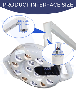 Lámpara Quirúrgica de Techo de Alto Brillo, sin Sombra, para Consultorio <span class=keywords><strong>Dental</strong></span>, Iluminación de Laboratorio <span class=keywords><strong>Dental</strong></span>, Clínica, Salón de Belleza, Tienda de Tatuajes - Product Image 4