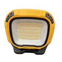 Lampe de travail LED rechargeable Type-C étanche avec faisceau large, crochet de suspension, aimant et lumière rouge pour le camping et les activités de plein air