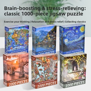 1000 Piezas Rompecabezas <span class=keywords><strong>de</strong></span> <span class=keywords><strong>Papel</strong></span> <span class=keywords><strong>en</strong></span> Forma <span class=keywords><strong>de</strong></span> X para Adultos, Fabricantes Transfronterizos, Lindos y Divertidos, Rompecabezas <span class=keywords><strong>de</strong></span> Descompresión Difícil, Juguetes <span class=keywords><strong>de</strong></span> Regalo <span class=keywords><strong>de</strong></span> Cumpleaños - Product Image 2