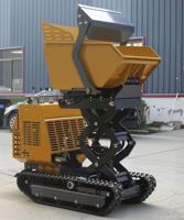 Archer Hydraulischer Kleinkipper Raupenkipper Transportfahrzeug für Baustellen, Bauernhöfe und Obstplantagen