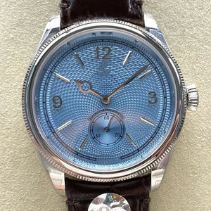 Reloj Mecánico de Lujo de Súper Calidad, 40 mm, 8+ de Fábrica, Acero 904, Movimiento ETA 7140, 52506, Azul Hielo, 1908 - Product Image 1