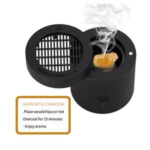 2025 baru kompor air terjun marmer arang panggang Arab pembakar Tengah Timur Tengah portabel pembakar dupa listrik BK108 - Product Image 5