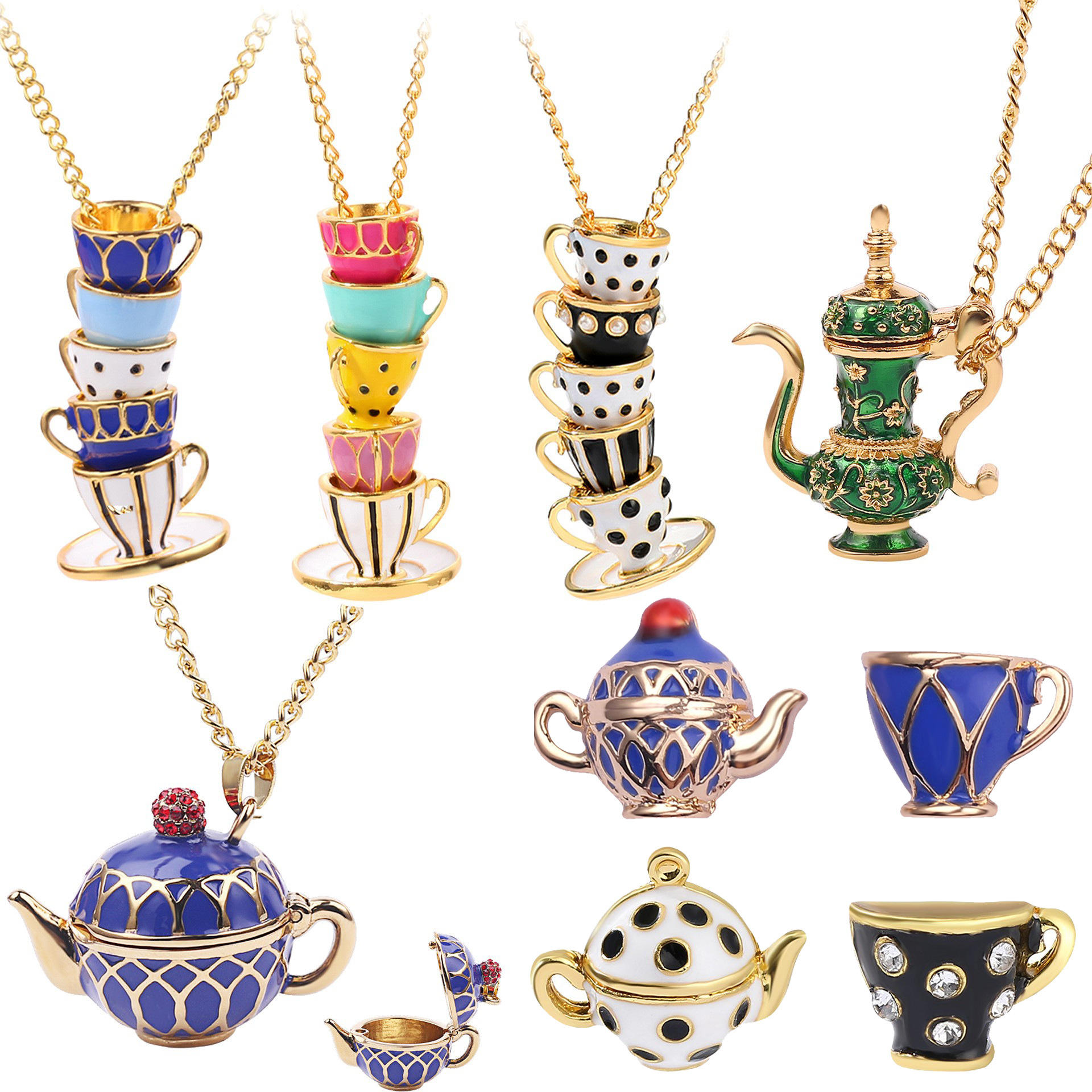 Teapot Jewelry Stylish Accessories for Women's Fashion