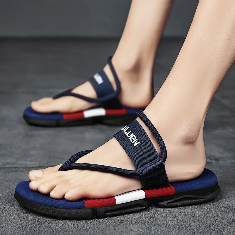 Piece color fashion men's outdoor flip-flops summer new arrival 2023 designer shoes anti-slip wearable casual sandals for men