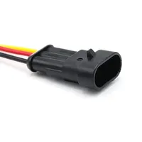 5/20/100 Kits de connecteurs auto étanches HID 1/2/3/4/5/6 broches 415V avec fil 15CM 18AWG pour câblage de faisceau de voiture/camion Fabriqué en Chine continentale