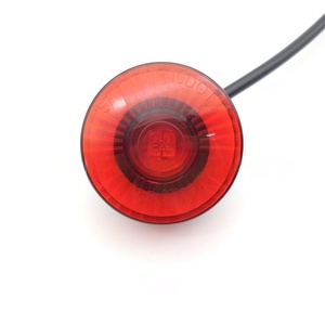 Feu arrière de moto, feu arrière LED modifié pour scooter électrique, feu arrière rond de moto, feu stop LED monoculaire - Product Image 2