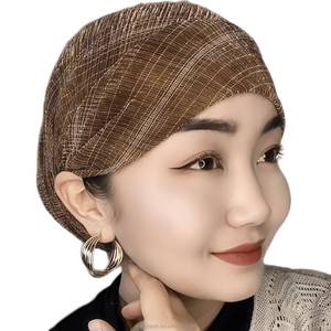 Chapeau foulard respirant en maille pour femme YASEEN, écologique, couleur unie, adapté à toutes les saisons, style islamique moyen-oriental - Product Image 1