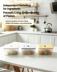 Refrigerator Vacuum Fresh Keeping Food Container, Reusable Airtight Vacuum Storage Box For Wet Dry Food - Product Image 3