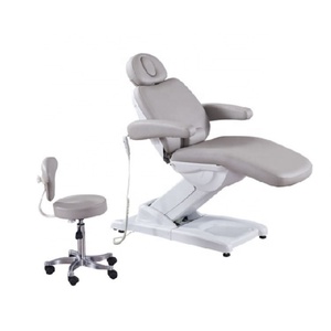 Grey Lash Beauty Bed Foam Salon Stationary Massage <b>Table</b> 3 Motors - Product Image 3