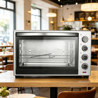 Four électrique de comptoir d'approvisionnement d'usine 110V/220V four grille-pain à contrôle mécanique avec fonction de poulet rôtisserie à convection