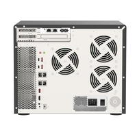 QNAP TVS-h1688X NAS Empresarial de Escritorio, Almacenamiento Híbrido de 16 Bahías, Estación de Trabajo Todo en Uno, Colaboración Multimedia 4K, Virtualización