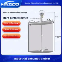 Mélangeur pneumatique vertical manuel automatique IBC tonneau horizontal type plaque chimique anti-explosion mélange forcé revêtement