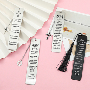 Wholesale Custom Metal Book Page Pendant Thank You Gift for Teachers Appreciation Bookmark Retirement Leaf Teacher's Bookmark