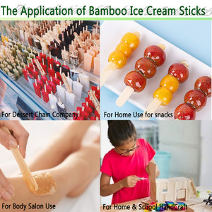 Nhà Máy Bán Hàng Trực Tiếp Ice Cream Stick Thủ Công Tùy Chỉnh <span class=keywords><strong>Popsicle</strong></span> Gậy Dùng Một Lần Cấp Thực Phẩm Bằng Gỗ Tự Nhiên Vòng Ice Cream <span class=keywords><strong>Sticks</strong></span> - Product Image 6