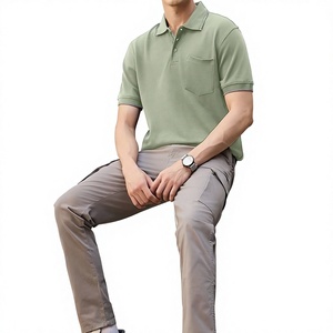 Chemise à manches courtes en piqué de coton à carreaux pour homme avec logo personnalisé, décontractée, grandes tailles, service OEM, impression par transfert thermique sur le devant - Product Image 6