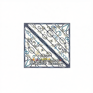 Sciarpa Triangolare Angelina 60x135cm in Poliestere Stampato, Accessorio per il Collo da Donna - Product Image 3