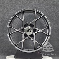 Jantes forgées 722Auto Gunmetal Performance 1 pièce 18 19 20 21 22 pouces 5x112 5x120 pour BMW M3 M4 M5 Mercedes AMG Audi RS