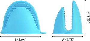 Presine <span class=keywords><strong>in</strong></span> <span class=keywords><strong>Silicone</strong></span> resistenti al calore con Logo personalizzato per Mini guanti da forno da cucina - Product Image 6
