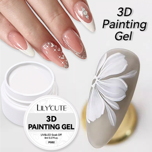 LILYCUTE Gel per Unghie 8ml ad Alta Saturazione per <span class=keywords><strong>Disegno</strong></span> 3D, Gel Colorato OEM, Gel Metallico Senza Residui per Linee Artistiche, per Design Unghie Fai-da-Te - Product Image 3