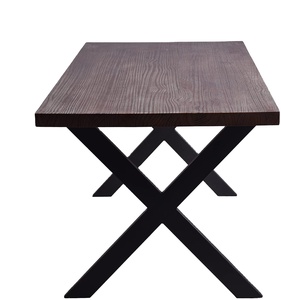 Pieds de table en forme de T, pieds de meubles industriels pour support de table à manger - Product Image 6