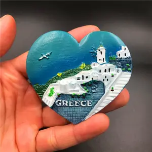Korea Austria Vienna Thailand Greece Italy Travel Souvenirs Resin Fridge Magnet