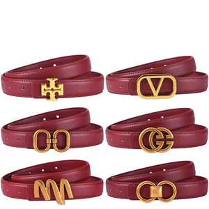 <span class=keywords><strong>Ceinture</strong></span> pour <span class=keywords><strong>femme</strong></span> en alliage fin doré antique, avec <span class=keywords><strong>boucle</strong></span> personnalisée, style professionnel, haut de gamme, décorative simple, largeur 2,3 cm, polyvalente pour robe - Product Image 3