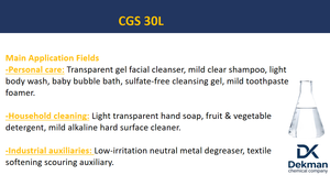 Glicinato de Cocoil Sódico de Grado Cosmético CGS-30L CAS 90387-74-91 Materia Prima Química - Product Image 3