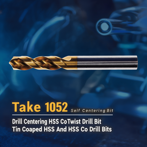 Ttake Ta1052 Self Centering Hss Co Twist <b>Drill</b> <b>Bit</b> Tin Coated Hss And Hss Co <b>Drill</b> <b>Bits</b> - Product Image 3