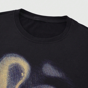 T-shirt da uomo a manica regolare, casual elegante, con stampa DTG, effetto illusione ottica, immagine termica, design neutro, 100% cotone - Product Image 4