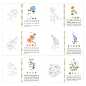 トレンドのDIY水彩画アートセット カラフルな画用紙と絵筆付き 初心者からプロまで - Product Image 3