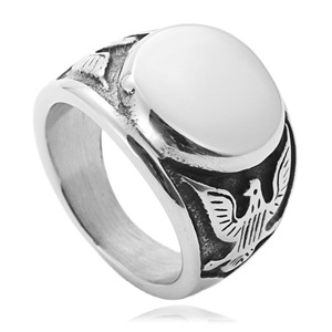Eagle <b>Ring</b> Men's Gold Stainless Steel Retro Punk Style Animal Design Gift Jewelry 27037 - Product Image 4