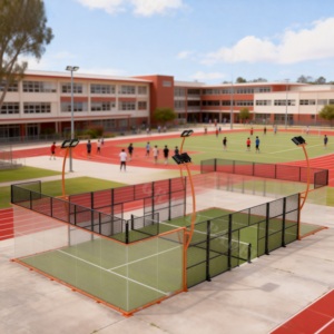 Terrain de padel panoramique sur mesure, design grandiose, vue complète, prix d'usine abordable, Cancha De Padel, Lapangan Padel - Product Image 5