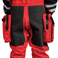 Combinaison de sauvetage aquatique légère et ergonomique avec protection intégrale du corps, poitrine renforcée en Kevlar et protection des genoux, pour la pêche à sec et le sauvetage frontal en eau.