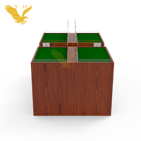 Table de jeu aléatoire de poker en bois de club de casino personnalisé YH