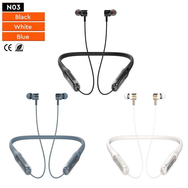 LDNIO N03 BTV5.3+BR +EDR Waterproof Wireless Headset Gaming In-ear Headphones Ear Neckband Headphones for Gaming Sports
