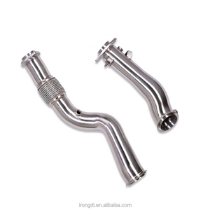 Performance Downpipe for BMW S58 M3 G80 M4 G82 M2 G87 1.5MM 3.5\" to 3\" Stainless Steel Exhaust <b>Pipe</b> - Product Image 1