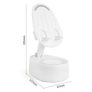 Desktop Phone <b>Stand</b> With Bluetooth <b>Speaker</b> Portable Mini Foldable For Desk Use - Product Image 2