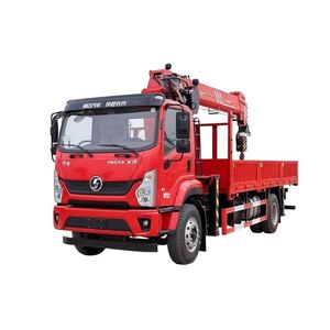 Camion porte-grue télescopique Shacman 4x2 8T transfrontalier avec échelle d'accès - Product Image 1