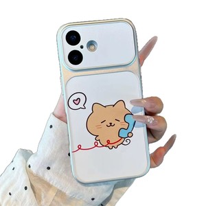 <span class=keywords><strong>Coque</strong></span> <span class=keywords><strong>de</strong></span> <span class=keywords><strong>téléphone</strong></span> pour couple motif lapin et chat <span class=keywords><strong>Kawaii</strong></span> avec grande fenêtre <span class=keywords><strong>de</strong></span> visualisation <span class=keywords><strong>de</strong></span> l'appareil photo, <span class=keywords><strong>coque</strong></span> <span class=keywords><strong>de</strong></span> protection pour plusieurs téléphones, compatible iPhone 17 - Product Image 6