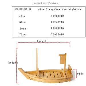 Bandeja <span class=keywords><strong>de</strong></span> Madera Japonesa <span class=keywords><strong>Grande</strong></span> Newell, Plato <span class=keywords><strong>Grande</strong></span> Desechable para <span class=keywords><strong>Sushi</strong></span>, <span class=keywords><strong>Barco</strong></span> <span class=keywords><strong>de</strong></span> Madera con Empaque Individual - Product Image 2