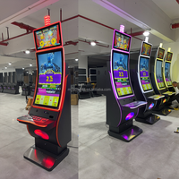 Borne de jeu en métal populaire 2026 avec écran tactile incurvé de 43 pouces, machine d'arcade et de jeu d'adresse