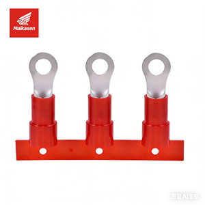 Terminales de Anillo Recubiertos de Estaño con Aislamiento de Nailon <span class=keywords><strong>RVN</strong></span>, 2000 Unidades/Rollo, AWG (14-12), 600V, Material de Cobre, Color Negro para Automoción - Product Image 2