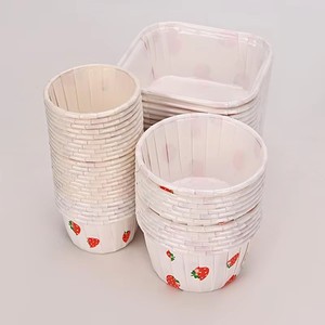 Moldes para Cupcakes al por Mayor, Bandejas para Cupcakes con Borde Enrollado, Vasos <span class=keywords><strong>de</strong></span> Papel para Freidora <span class=keywords><strong>de</strong></span> Aire, Moldes para Hornear <span class=keywords><strong>Muffins</strong></span> - Product Image 5