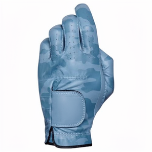 Guantes de <span class=keywords><strong>Golf</strong></span> al por Mayor, de Cuero Cabretta de Indonesia, con Logotipo Personalizado OEM, Suaves, a Todo Color, para Hombre, para Mano Izquierda - Product Image 1
